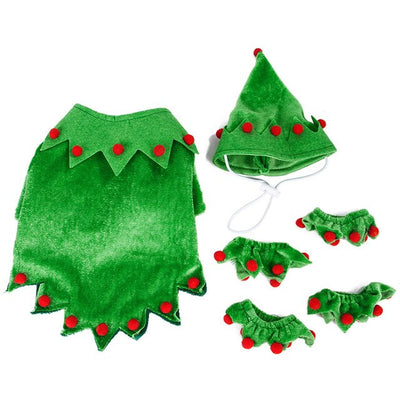 Bonnet pour Chien & Costume Lutin de Noël