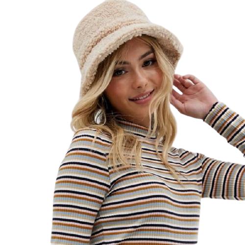 Bob Fourrure Mouton Beige