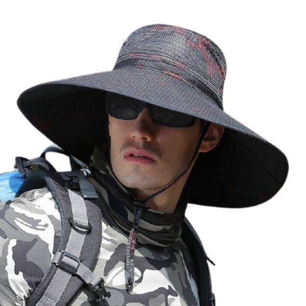 Bob avec Ficelle Pêcheur Large Bord