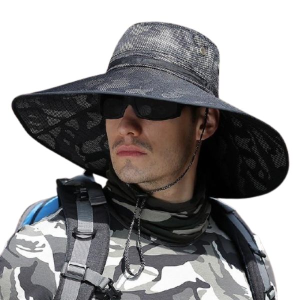 Bob avec Ficelle Pêcheur Large Bord