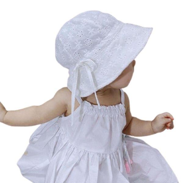 Chapeau Fille Cérémonie Blanc | Bob Nation