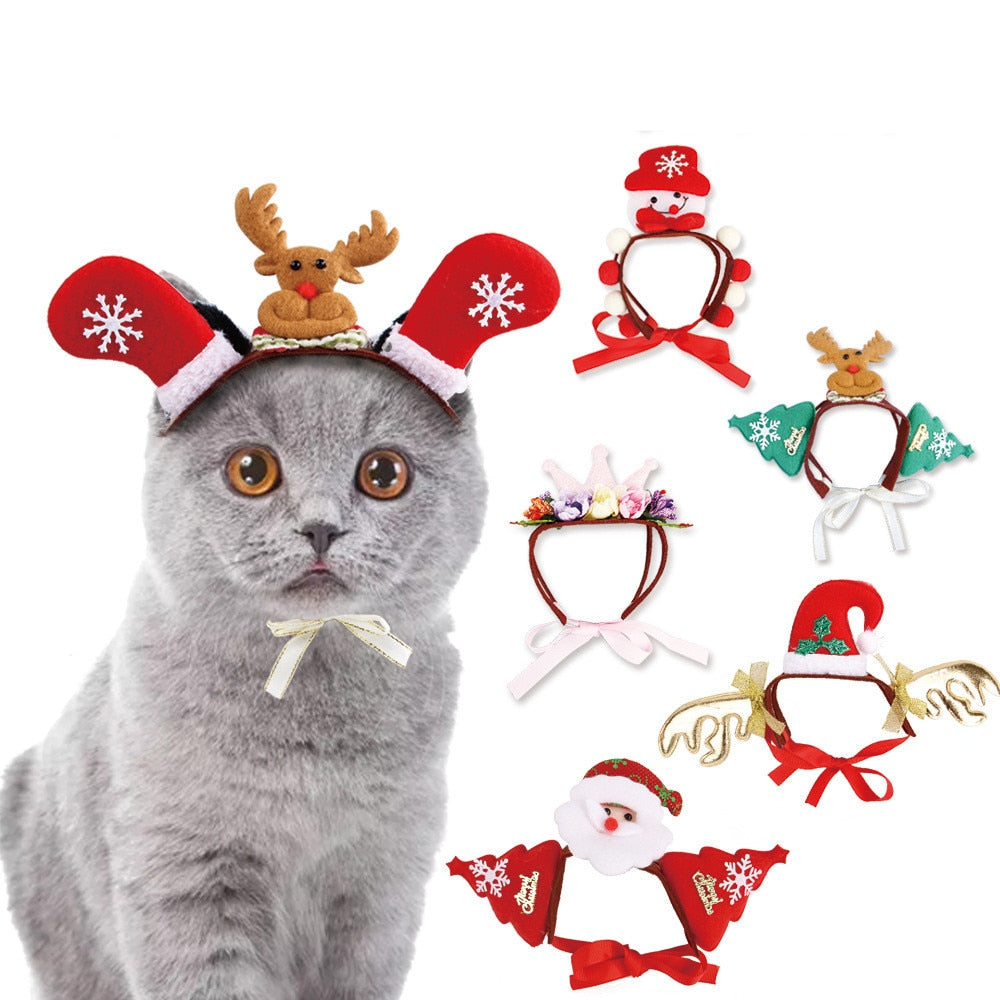 Chapeau pour Chat Fêtes de Noël