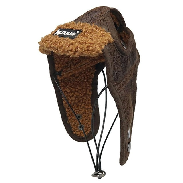 Bonnet pour Chien Aviateur Tour du Monde