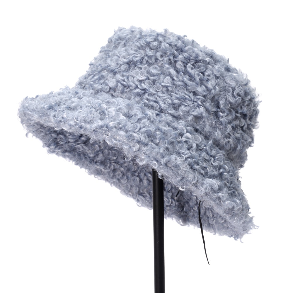 Chapeau homme pas cher en laine chapeau d'hiver Unicolor [#ROBE209254]