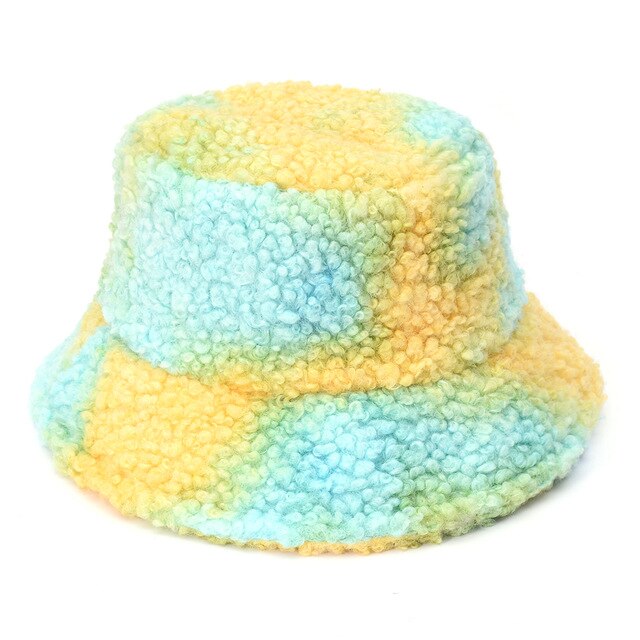 Bob Fourrure Mouton Tye & Dye