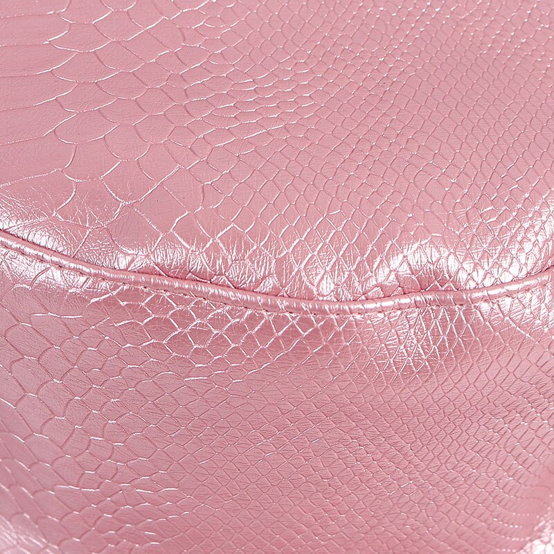 Bob Vinyle Rose Effet Crocodile