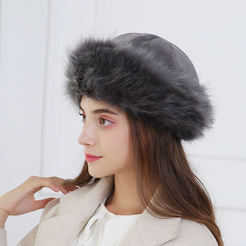 Cloud-Chapeau De Bombardier En Fausse Fourrure Russe Ushanka Casquette