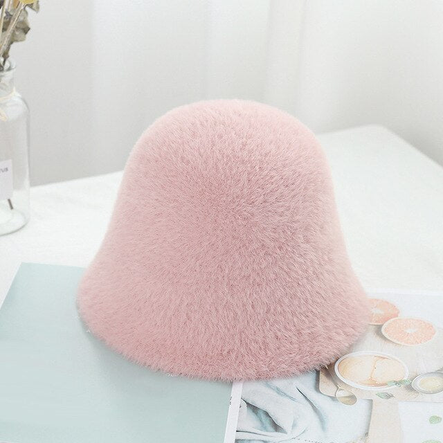 Bob Fourrure Laine Pastel