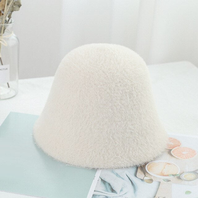 Bob Fourrure Laine Pastel