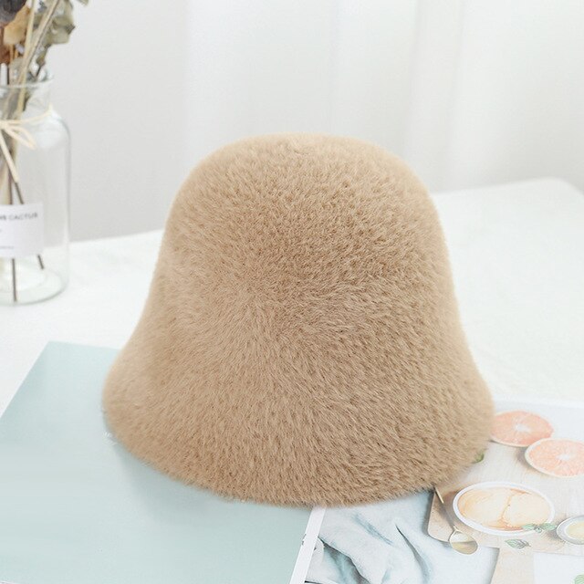 Bob Fourrure Laine Pastel