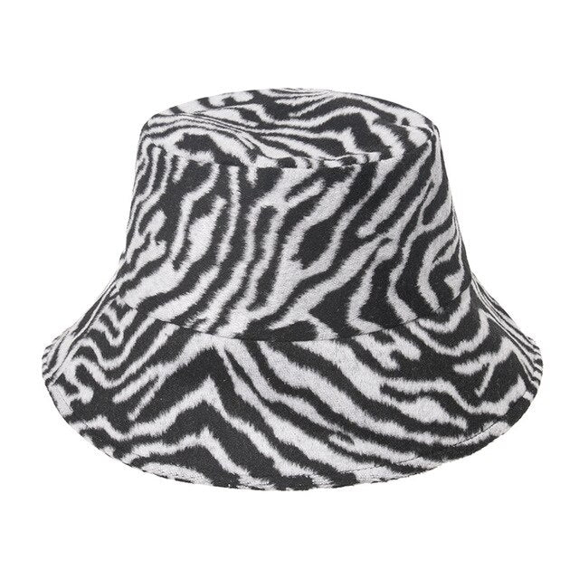 Bob Fourrure Motif Zèbre Streetwear